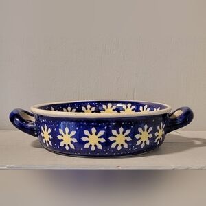 Polish Bolesławiec Pottery Dish